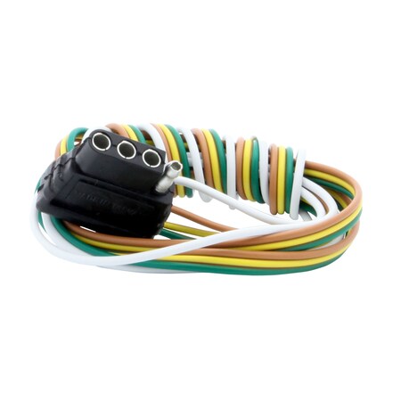 Optronics Optronics A4TC4WBP Trunk and Trailer 4-Way Connector - 4' A4TC4WBP